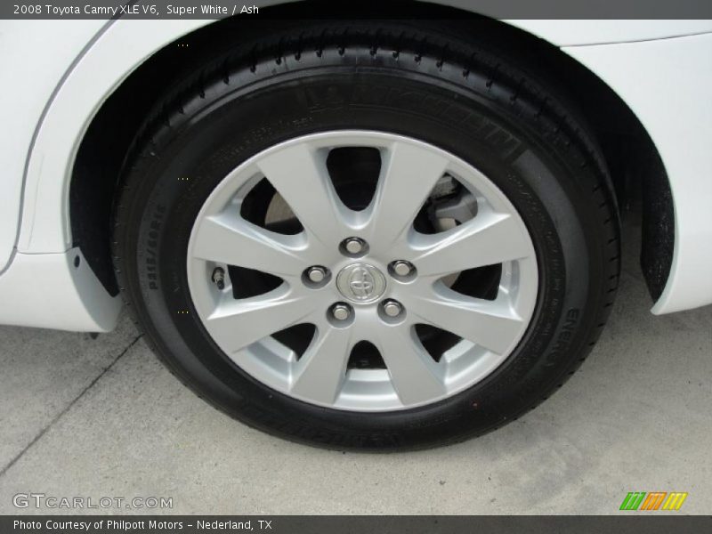 Super White / Ash 2008 Toyota Camry XLE V6