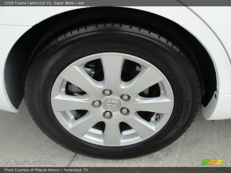 Super White / Ash 2008 Toyota Camry XLE V6
