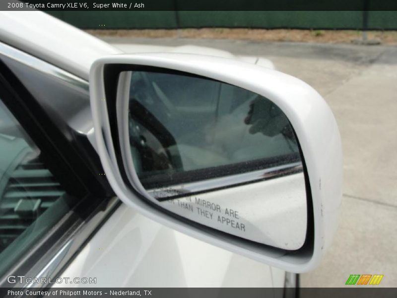 Super White / Ash 2008 Toyota Camry XLE V6