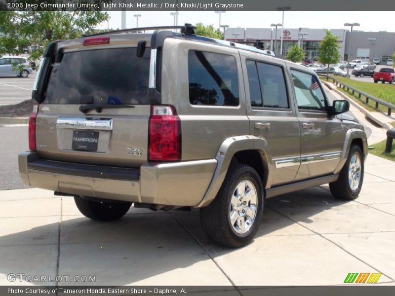 Light Khaki Metallic / Dark Khaki/Light Graystone 2006 Jeep Commander Limited
