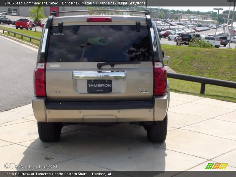 Light Khaki Metallic / Dark Khaki/Light Graystone 2006 Jeep Commander Limited