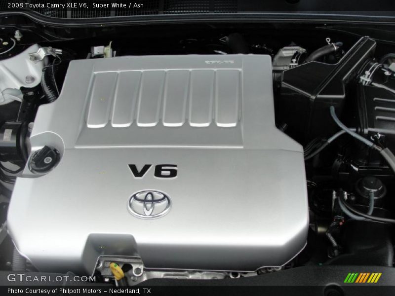 Super White / Ash 2008 Toyota Camry XLE V6