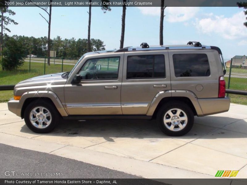 Light Khaki Metallic / Dark Khaki/Light Graystone 2006 Jeep Commander Limited