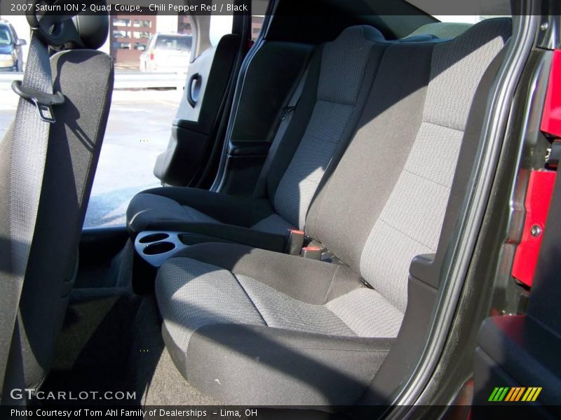 Chili Pepper Red / Black 2007 Saturn ION 2 Quad Coupe