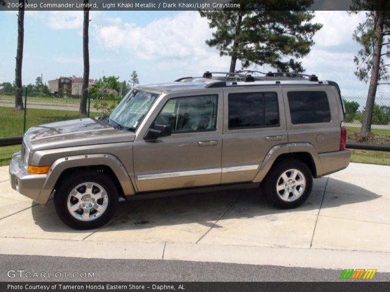 Light Khaki Metallic / Dark Khaki/Light Graystone 2006 Jeep Commander Limited