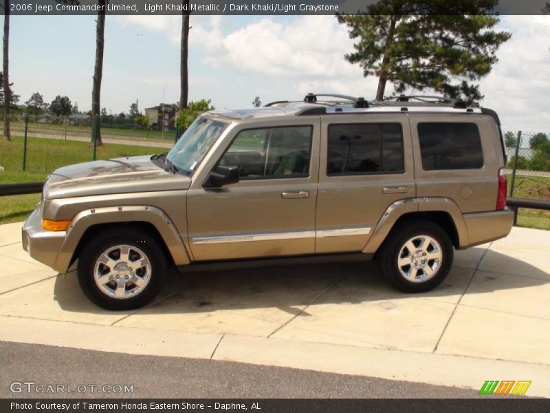Light Khaki Metallic / Dark Khaki/Light Graystone 2006 Jeep Commander Limited