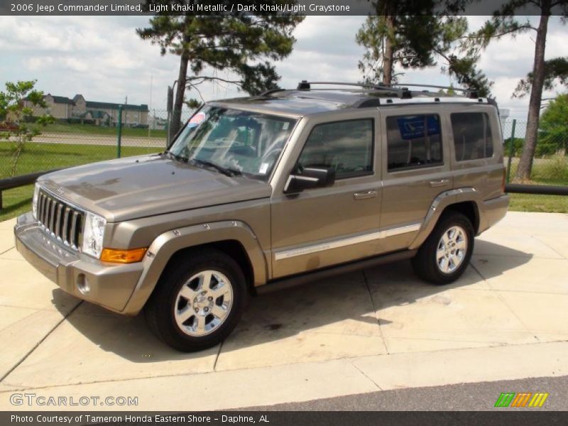 Light Khaki Metallic / Dark Khaki/Light Graystone 2006 Jeep Commander Limited