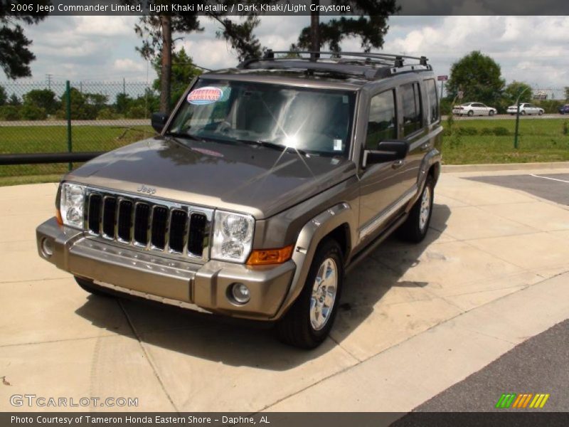 Light Khaki Metallic / Dark Khaki/Light Graystone 2006 Jeep Commander Limited
