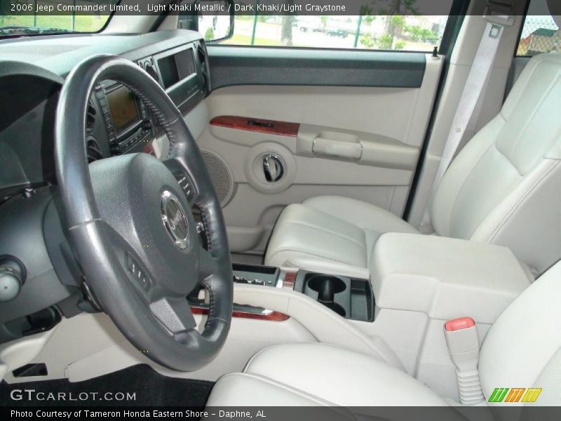 Light Khaki Metallic / Dark Khaki/Light Graystone 2006 Jeep Commander Limited