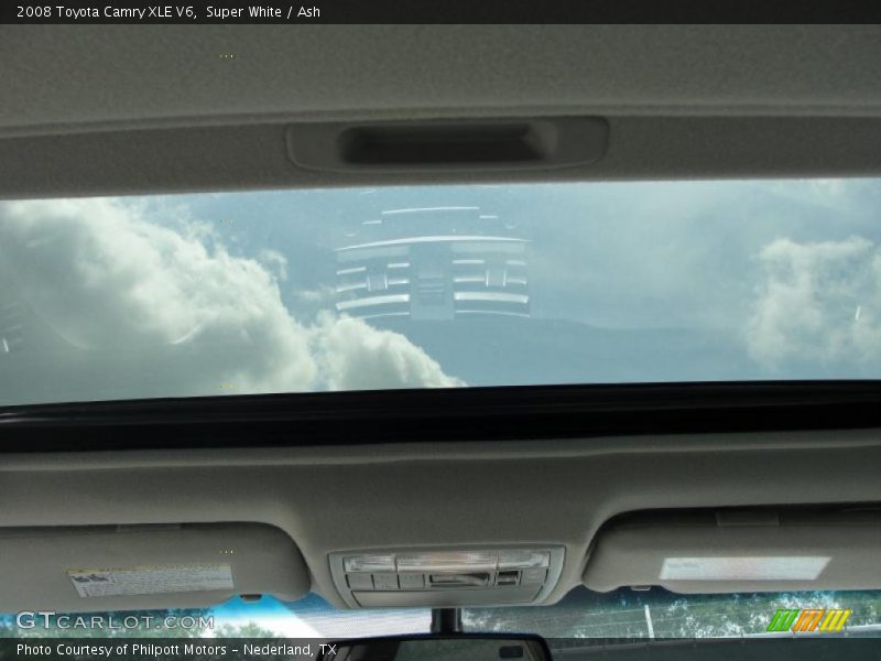 Super White / Ash 2008 Toyota Camry XLE V6