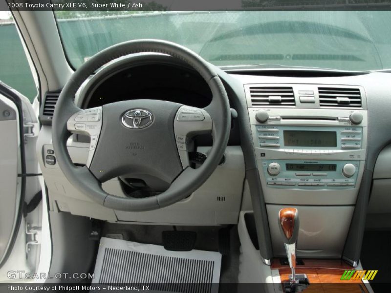 Super White / Ash 2008 Toyota Camry XLE V6