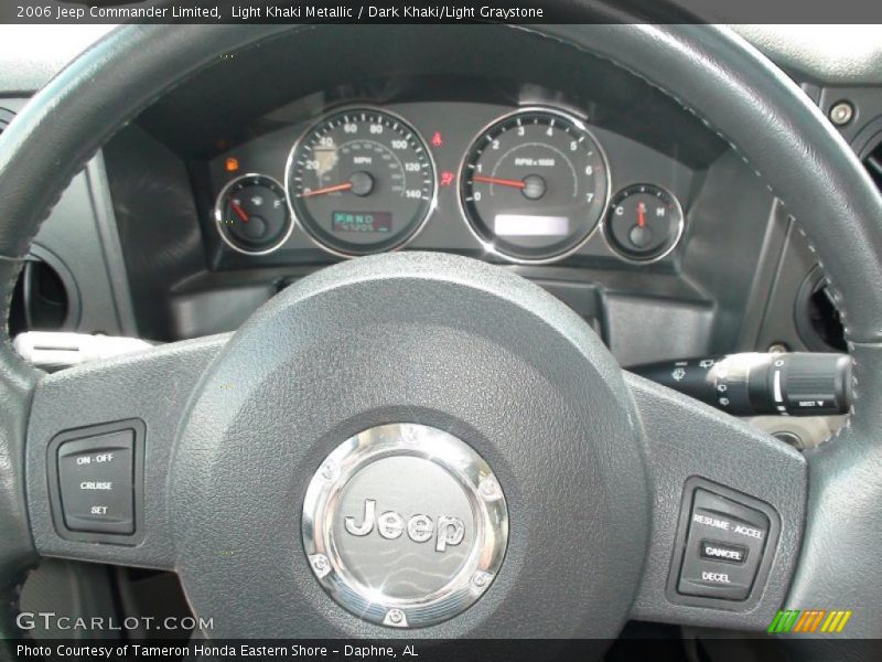 Light Khaki Metallic / Dark Khaki/Light Graystone 2006 Jeep Commander Limited