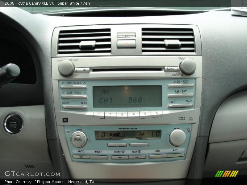 Super White / Ash 2008 Toyota Camry XLE V6