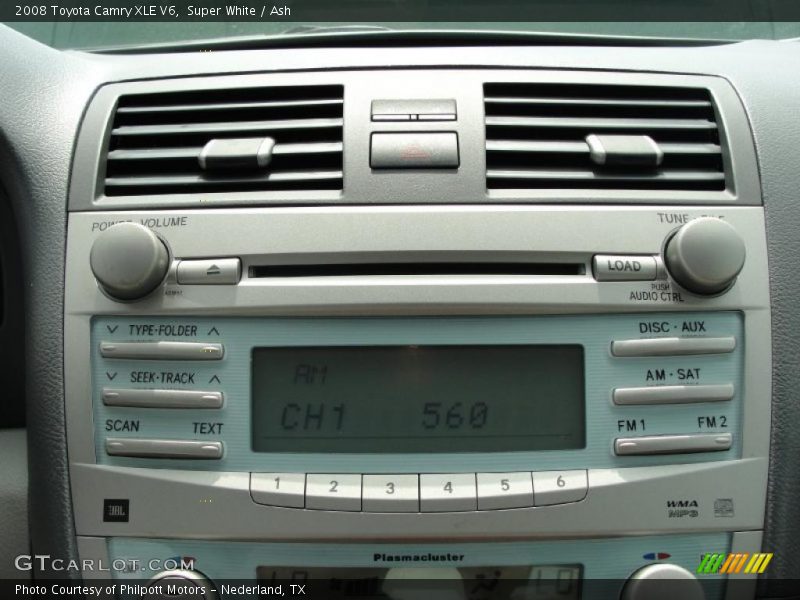 Super White / Ash 2008 Toyota Camry XLE V6