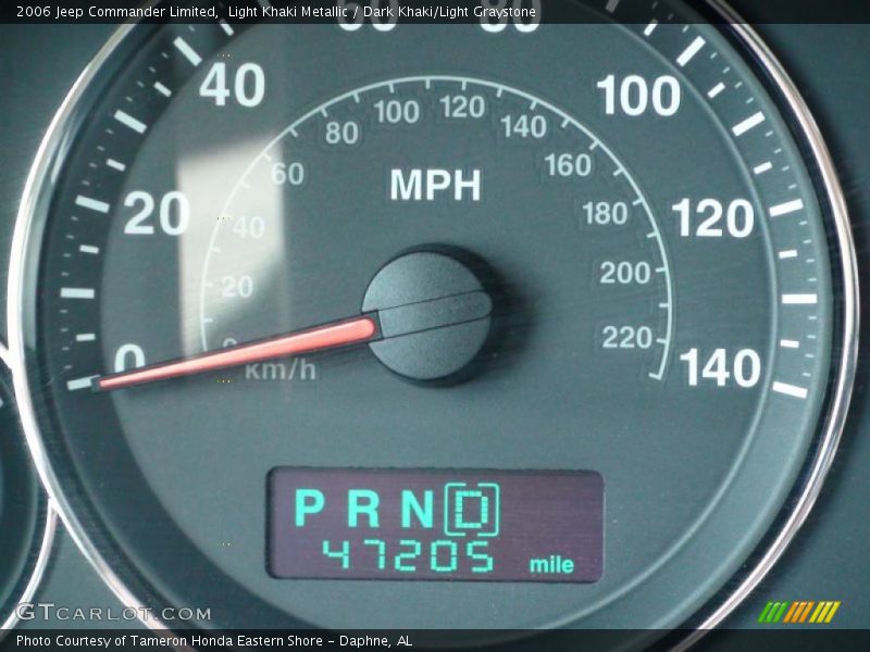 Light Khaki Metallic / Dark Khaki/Light Graystone 2006 Jeep Commander Limited