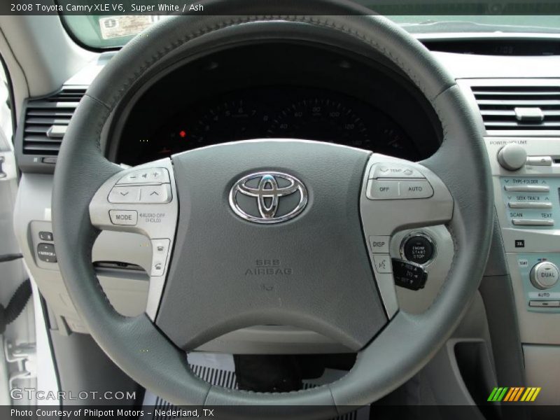 Super White / Ash 2008 Toyota Camry XLE V6