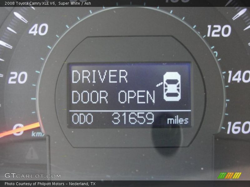 Super White / Ash 2008 Toyota Camry XLE V6