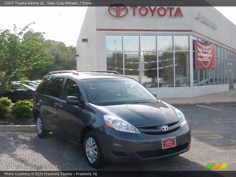 Slate Gray Metallic / Stone 2007 Toyota Sienna LE