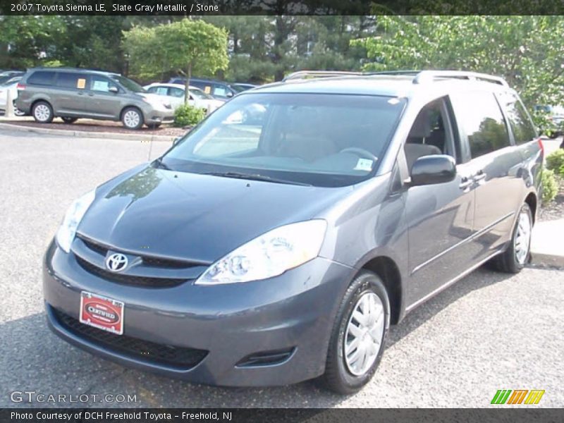 Slate Gray Metallic / Stone 2007 Toyota Sienna LE