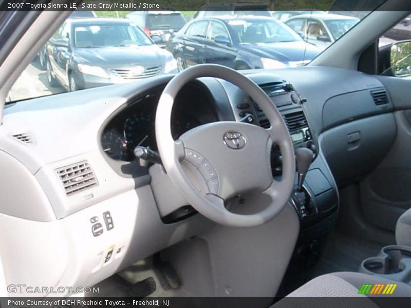 Slate Gray Metallic / Stone 2007 Toyota Sienna LE