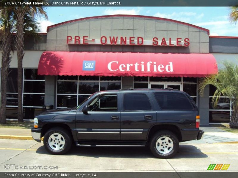 Dark Gray Metallic / Gray/Dark Charcoal 2004 Chevrolet Tahoe LS