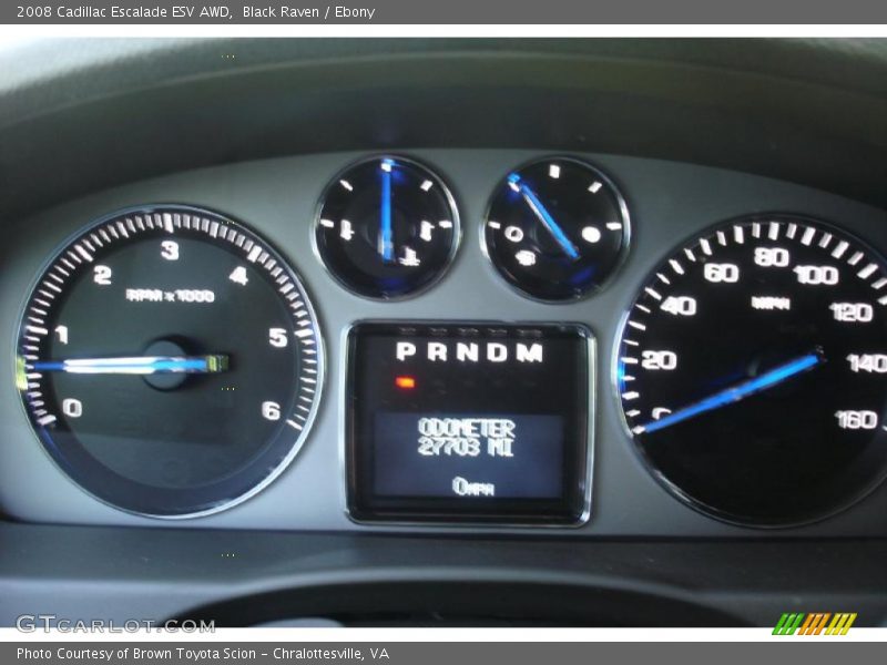 Black Raven / Ebony 2008 Cadillac Escalade ESV AWD
