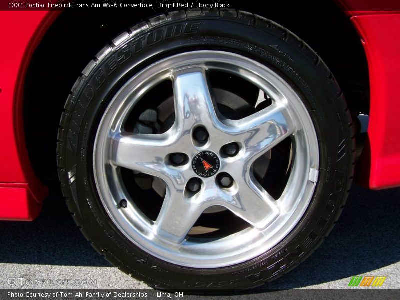 Bright Red / Ebony Black 2002 Pontiac Firebird Trans Am WS-6 Convertible
