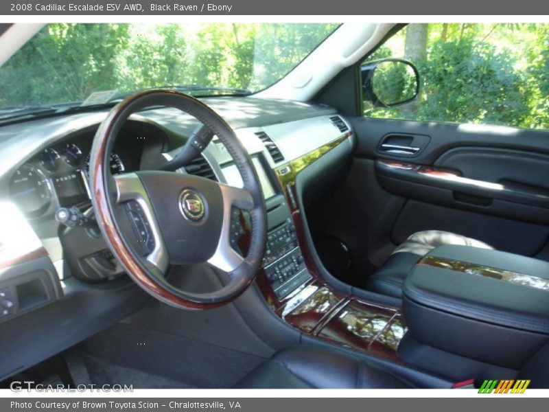 Black Raven / Ebony 2008 Cadillac Escalade ESV AWD