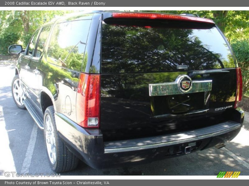 Black Raven / Ebony 2008 Cadillac Escalade ESV AWD