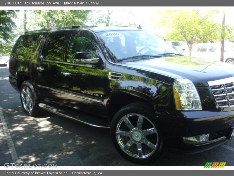 Black Raven / Ebony 2008 Cadillac Escalade ESV AWD