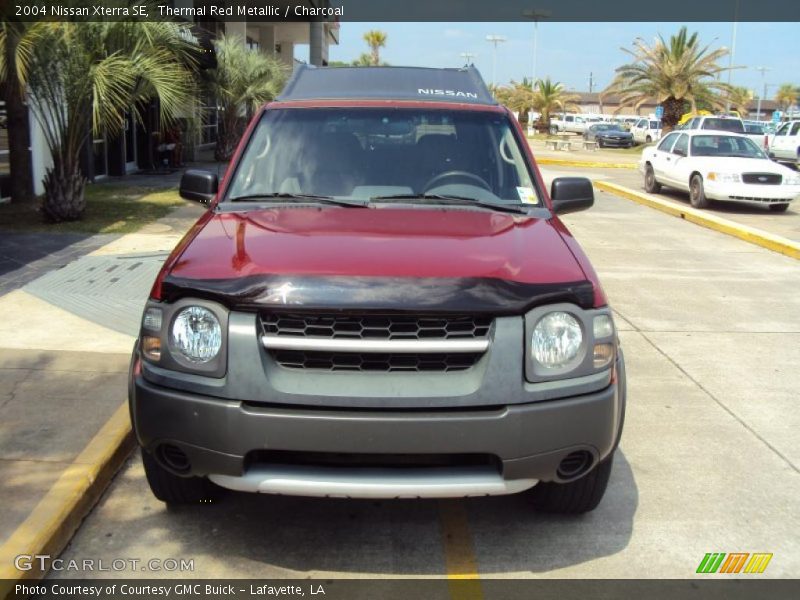 Thermal Red Metallic / Charcoal 2004 Nissan Xterra SE