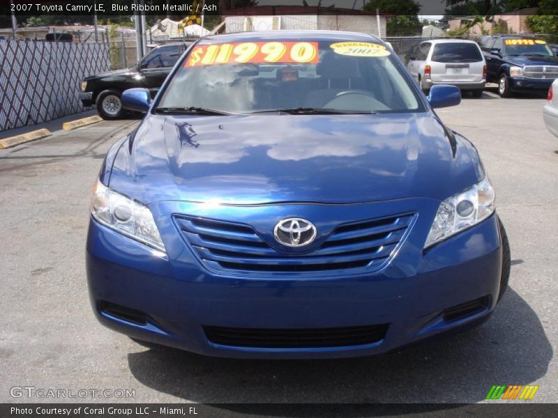 Blue Ribbon Metallic / Ash 2007 Toyota Camry LE