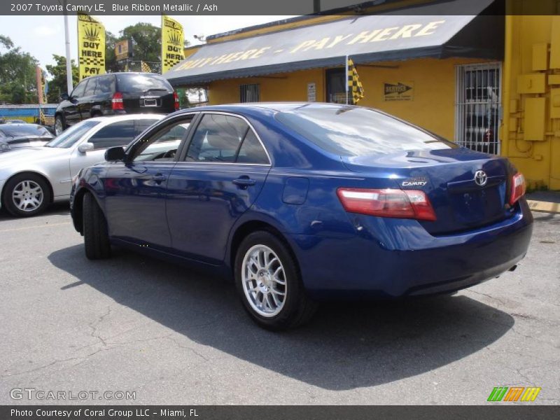 Blue Ribbon Metallic / Ash 2007 Toyota Camry LE