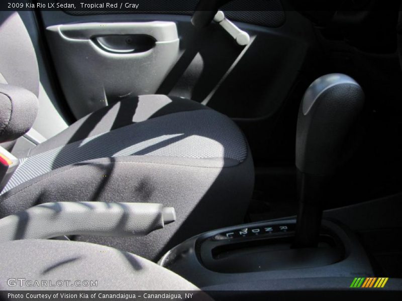 Tropical Red / Gray 2009 Kia Rio LX Sedan