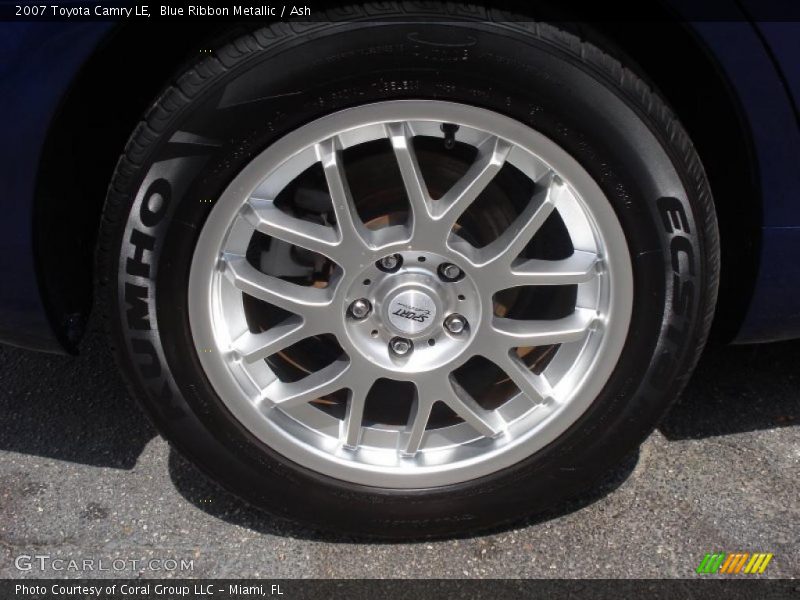 Blue Ribbon Metallic / Ash 2007 Toyota Camry LE