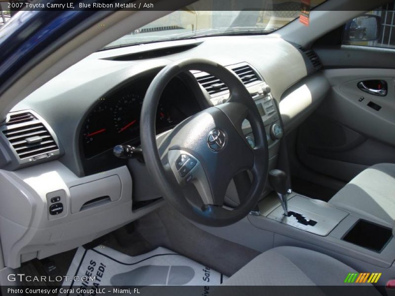 Blue Ribbon Metallic / Ash 2007 Toyota Camry LE