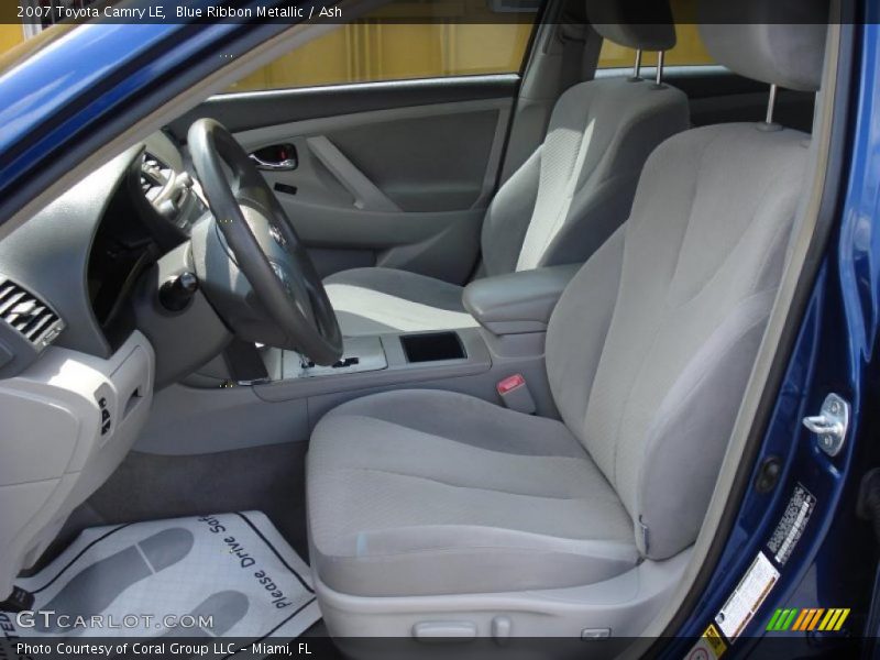 Blue Ribbon Metallic / Ash 2007 Toyota Camry LE