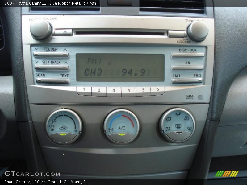 Blue Ribbon Metallic / Ash 2007 Toyota Camry LE