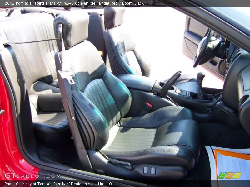 Bright Red / Ebony Black 2002 Pontiac Firebird Trans Am WS-6 Convertible