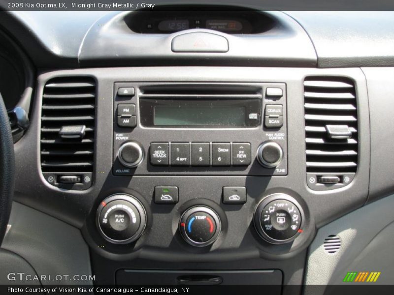 Midnight Gray Metallic / Gray 2008 Kia Optima LX