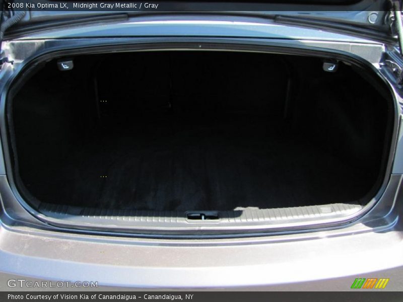 Midnight Gray Metallic / Gray 2008 Kia Optima LX
