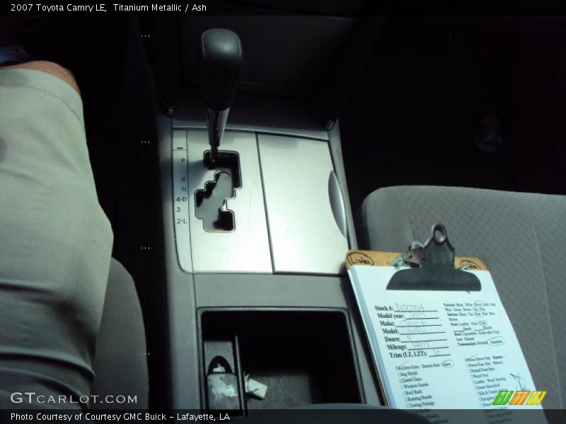 Titanium Metallic / Ash 2007 Toyota Camry LE