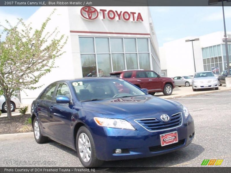 Blue Ribbon Metallic / Ash 2007 Toyota Camry XLE