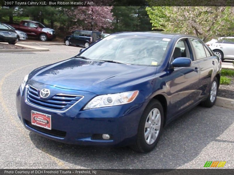 Blue Ribbon Metallic / Ash 2007 Toyota Camry XLE