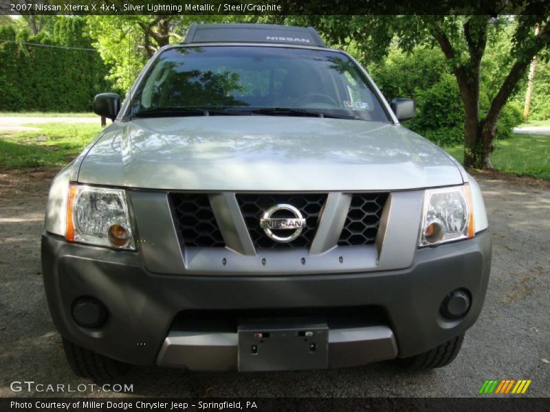 Silver Lightning Metallic / Steel/Graphite 2007 Nissan Xterra X 4x4