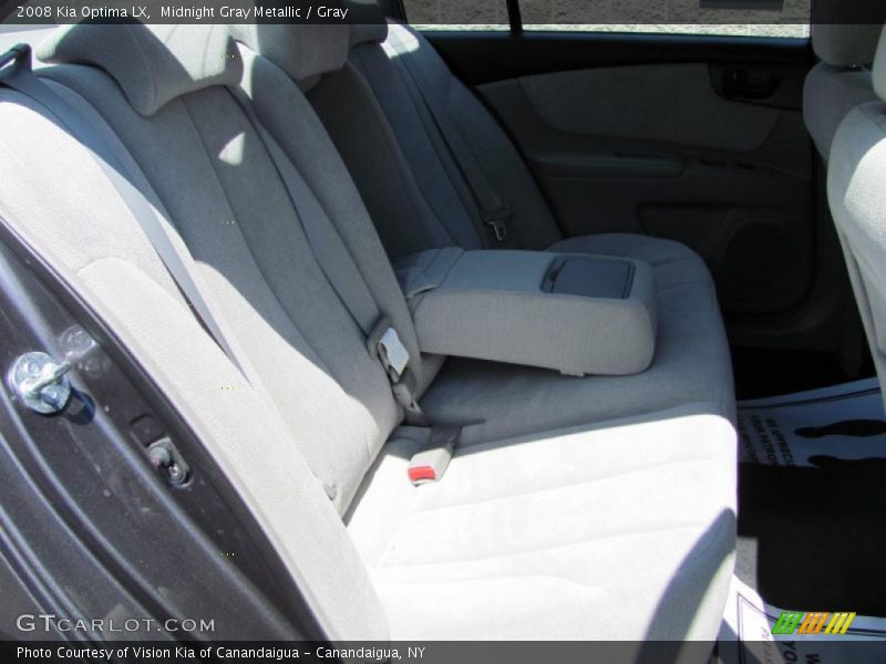 Midnight Gray Metallic / Gray 2008 Kia Optima LX