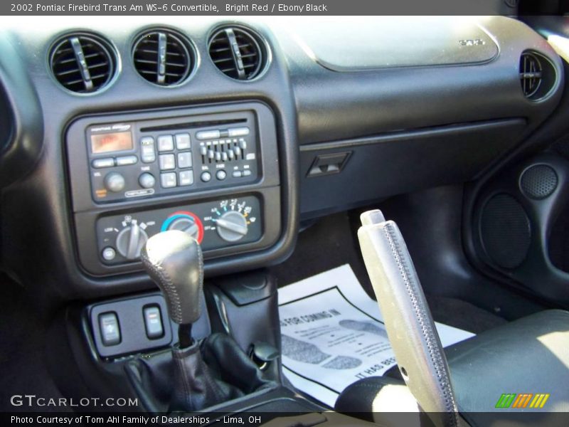 Bright Red / Ebony Black 2002 Pontiac Firebird Trans Am WS-6 Convertible