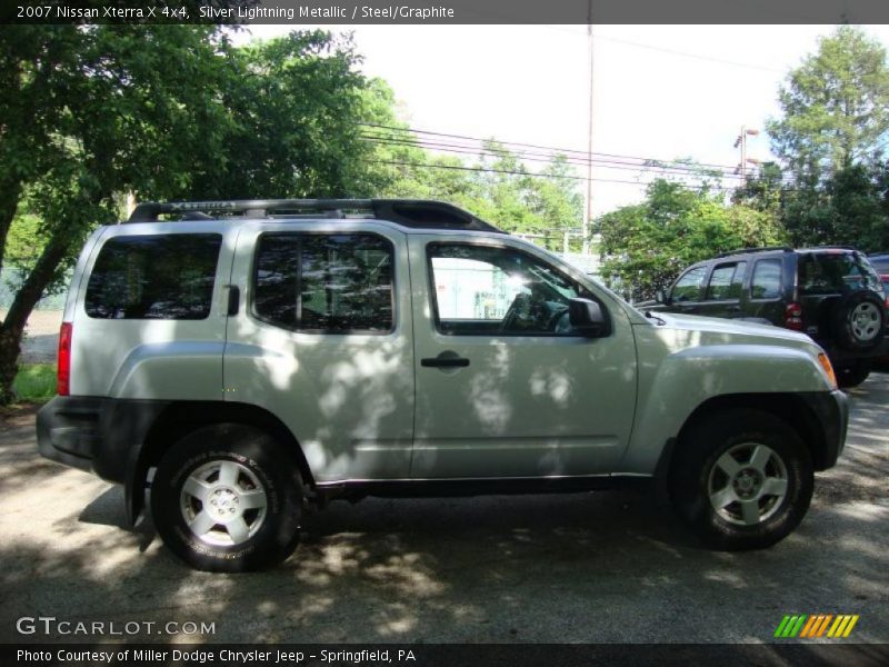 Silver Lightning Metallic / Steel/Graphite 2007 Nissan Xterra X 4x4