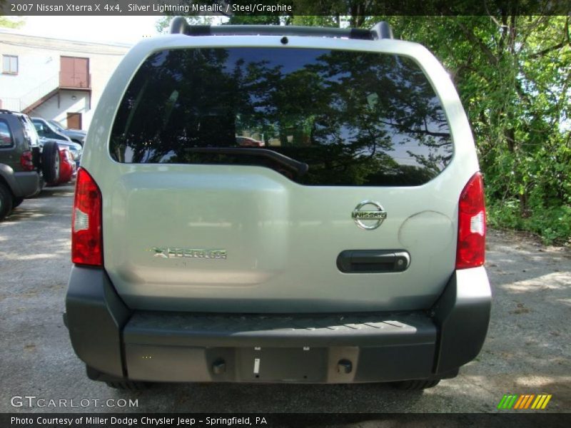 Silver Lightning Metallic / Steel/Graphite 2007 Nissan Xterra X 4x4