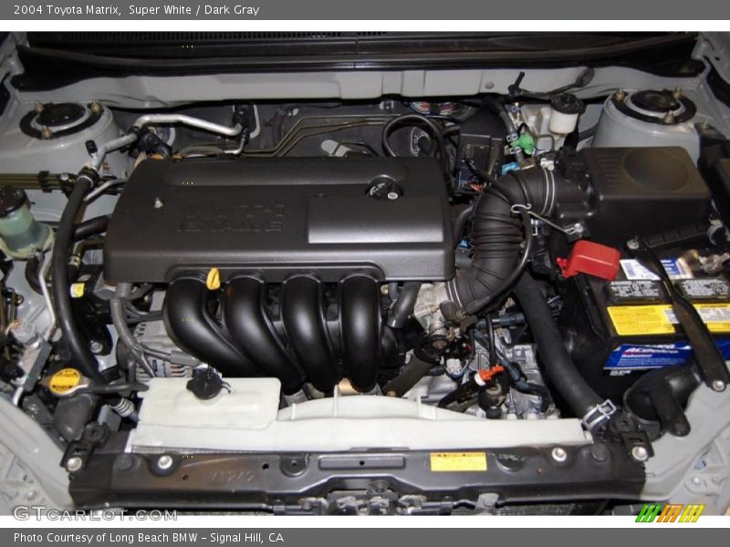 Super White / Dark Gray 2004 Toyota Matrix